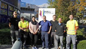 Verstärkung in der Hall AG (Foto: C. Neuzil) Verstärkung in der Hall AG (Foto: C. Neuzil)
