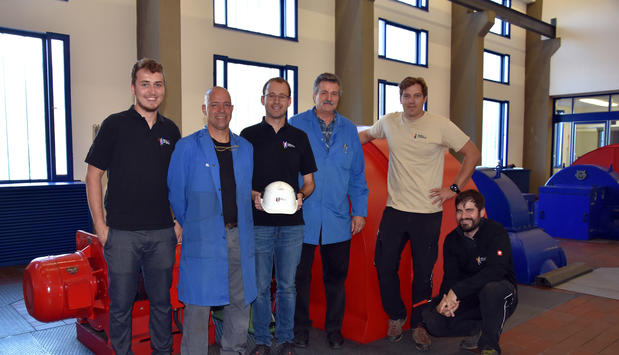 Das Hall AG Team für Kraftwerke (Foto: Gregor Jenewein) Das Hall AG Team für Kraftwerke (Foto: Gregor Jenewein)