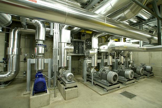 Wärmenetz (Foto: Hall AG) Wärmenetz (Foto: Hall AG)