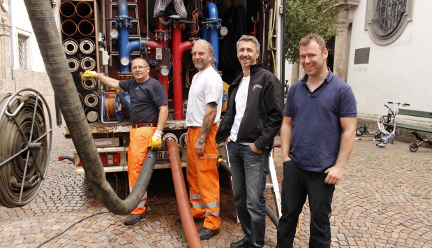 Markus Felderer und Alfred Ropic von der Hall AG begleiteten das Projekt über mehrere Monate.